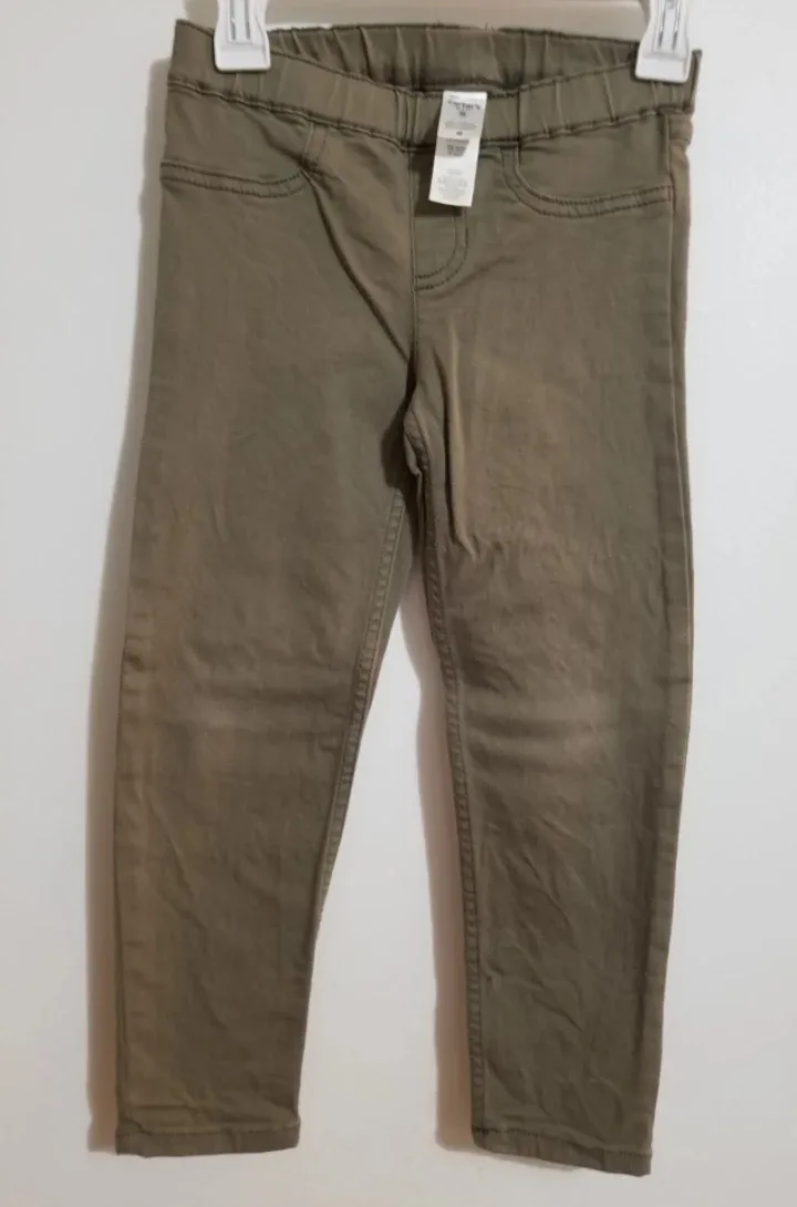 Carter's Kid Size 5 Olive Green Pants