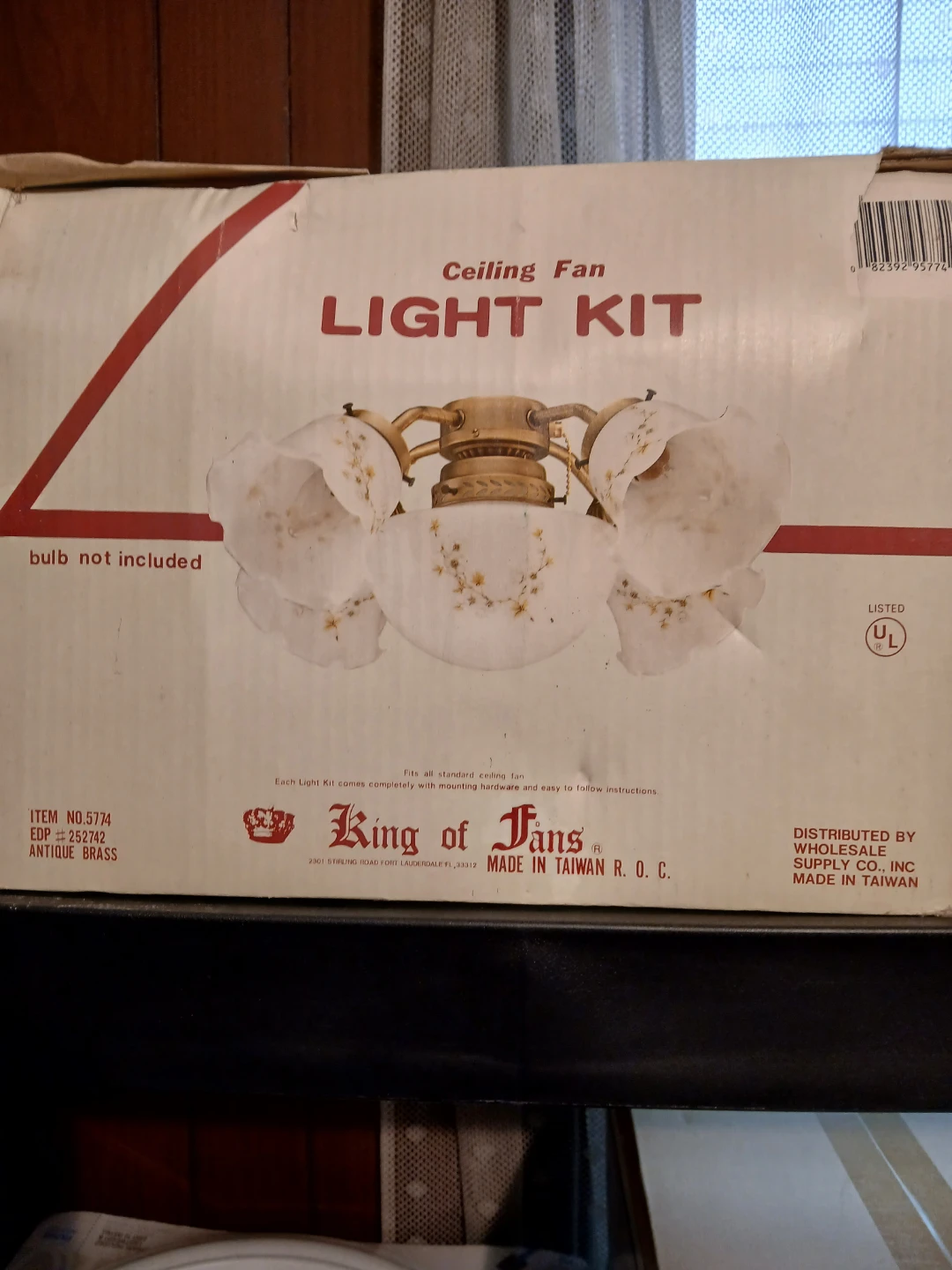 King of Fans Ceiling Fan Light Kit