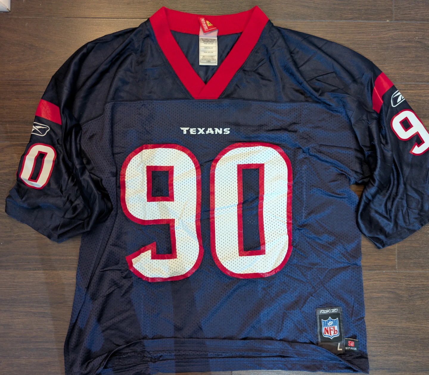 Reebok Houston Texans #90 Williams Jersey - L