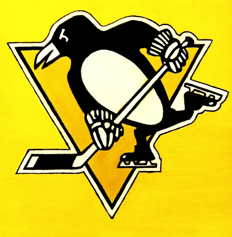Pittsburgh Penguins Handmade 12"×12" Sports Decor Wall Art image indicator(3)