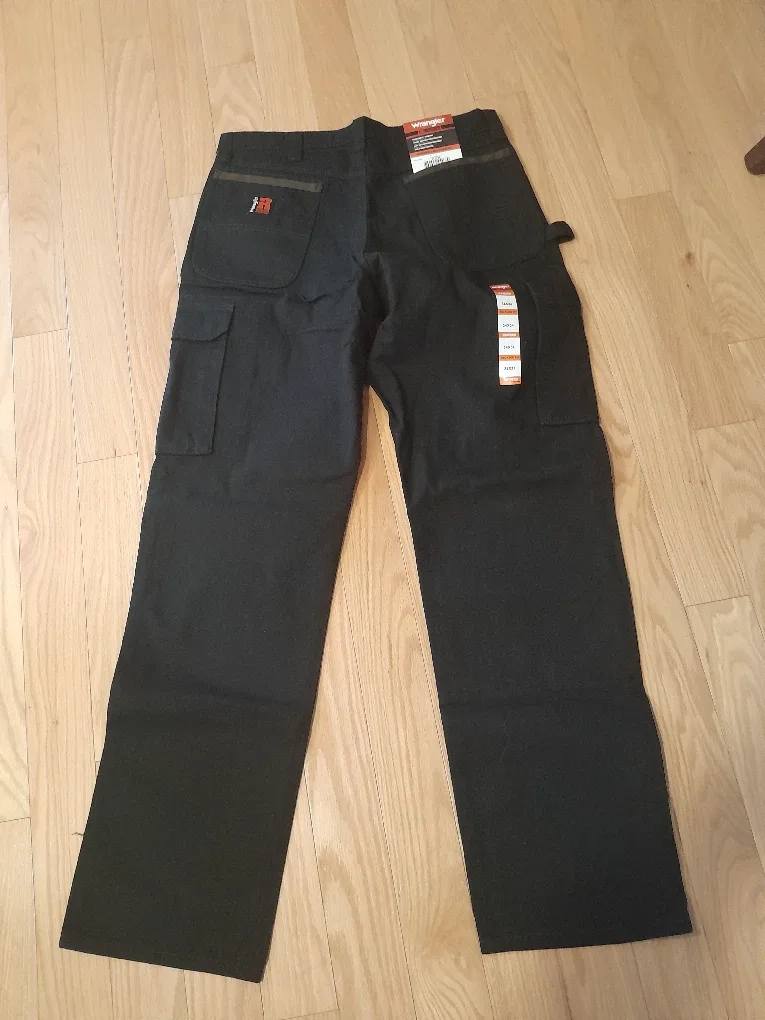 3 New Wrangler RIGGS Workwear Pants 34x34