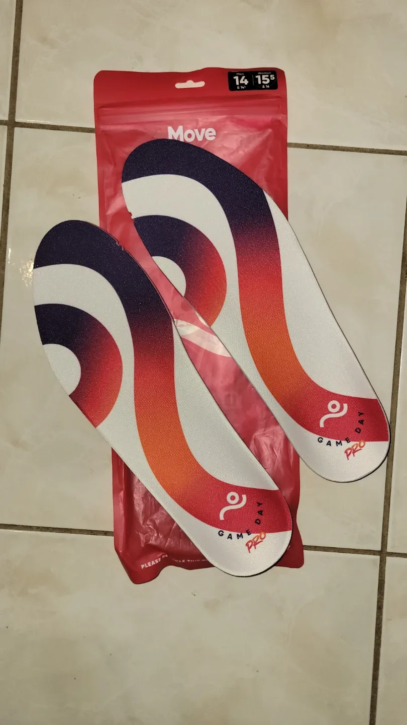 Move Game Day Pro Insoles - Men's 14/ Women's 15.5 thumbnail