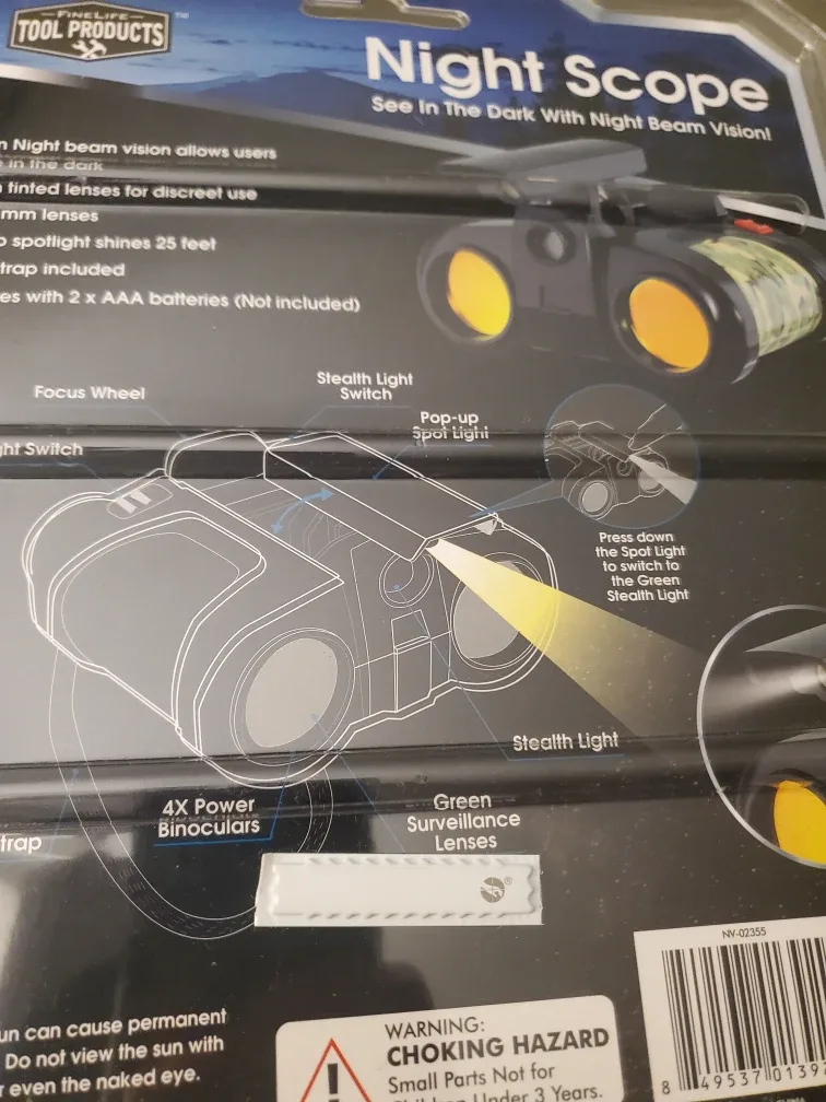 Night Scope (See in dark night beam vision) image indicator(2)