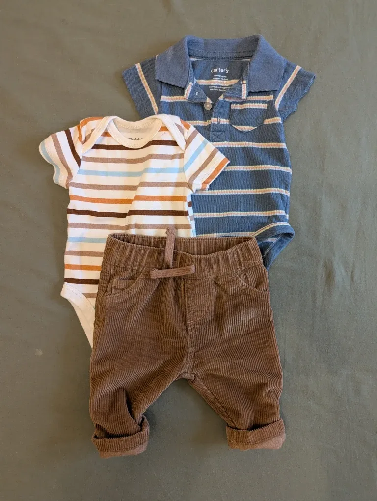 Baby Boy Clothes Bundle - 0-3 Months image indicator(7)