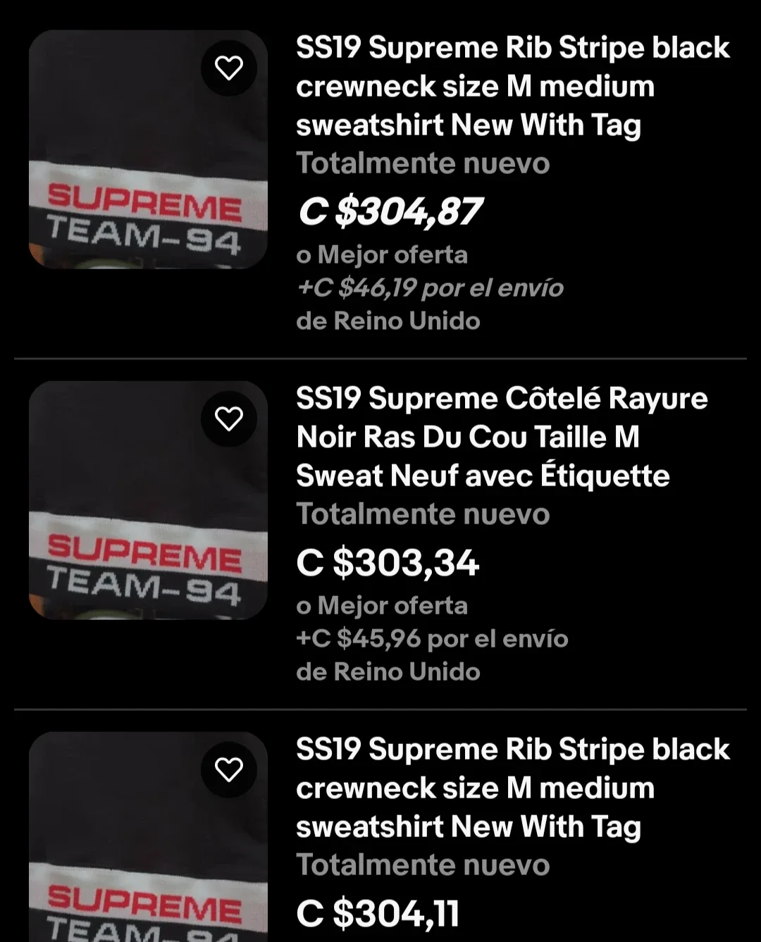 Supreme Team-94 Crewneck Sweatshirt image indicator(7)