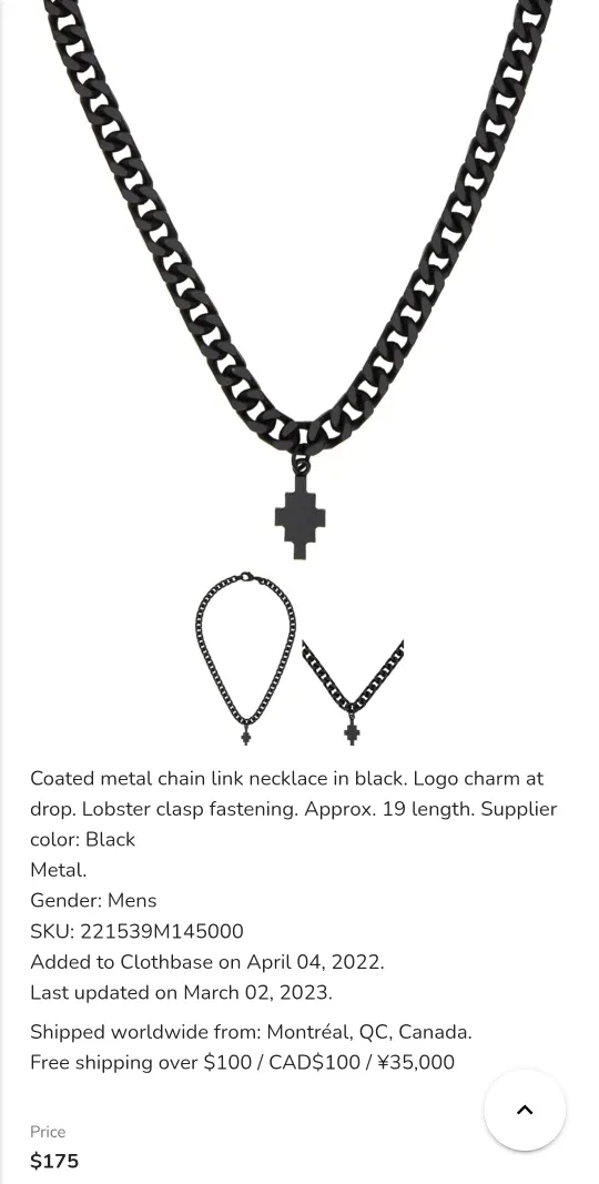 Marcelo Burlon Necklace image indicator(3)