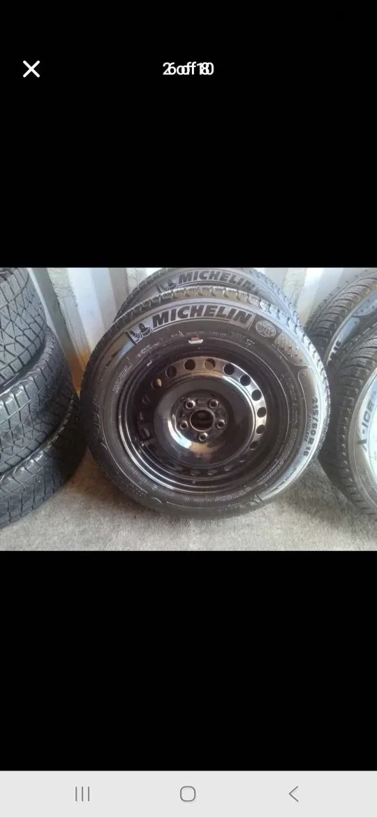 Set of 4 MICHELIN Winter Tires with Rims – 215/60R16