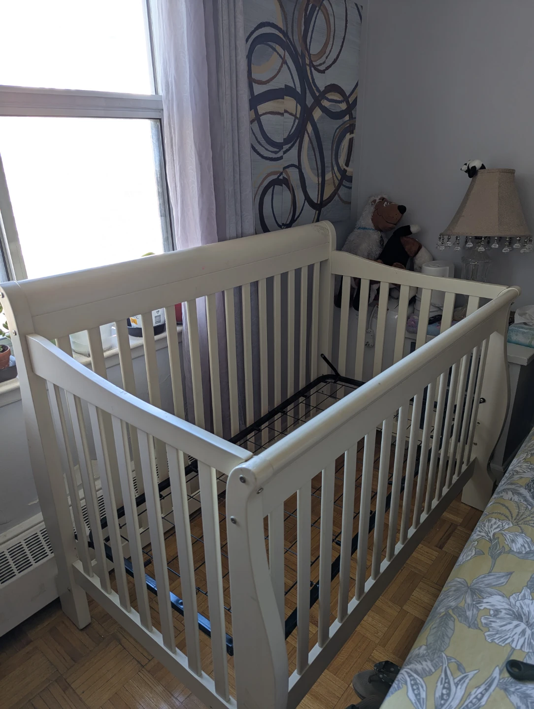 White Baby Crib