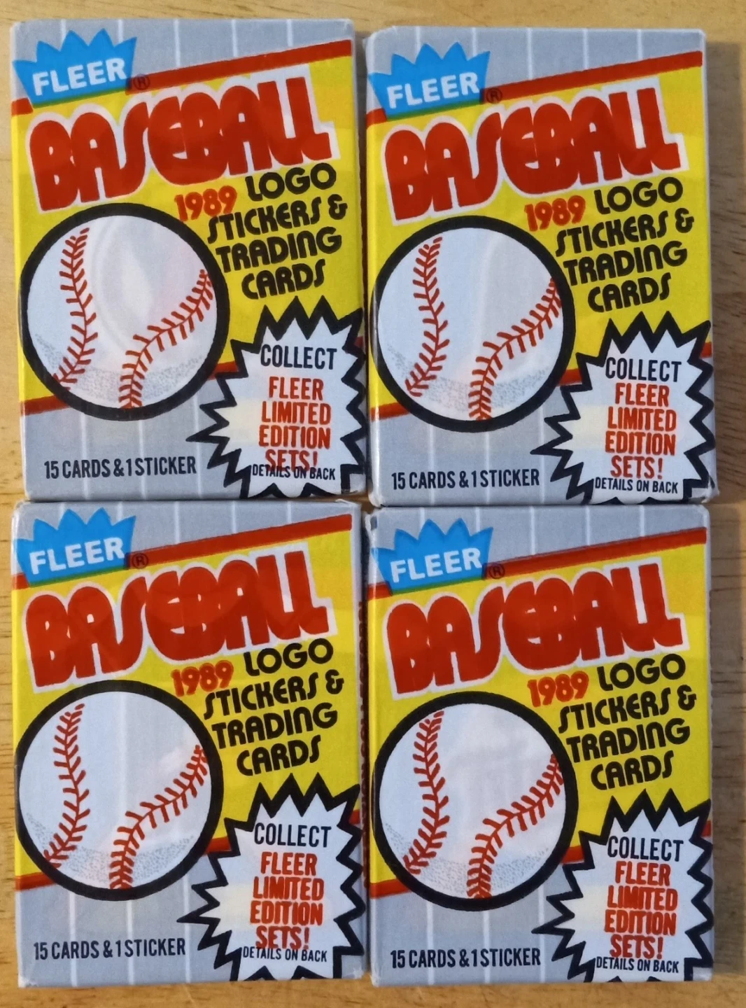 Vintage Baseball Card Packs: Fleer, Topps, Upper Deck - photo 3