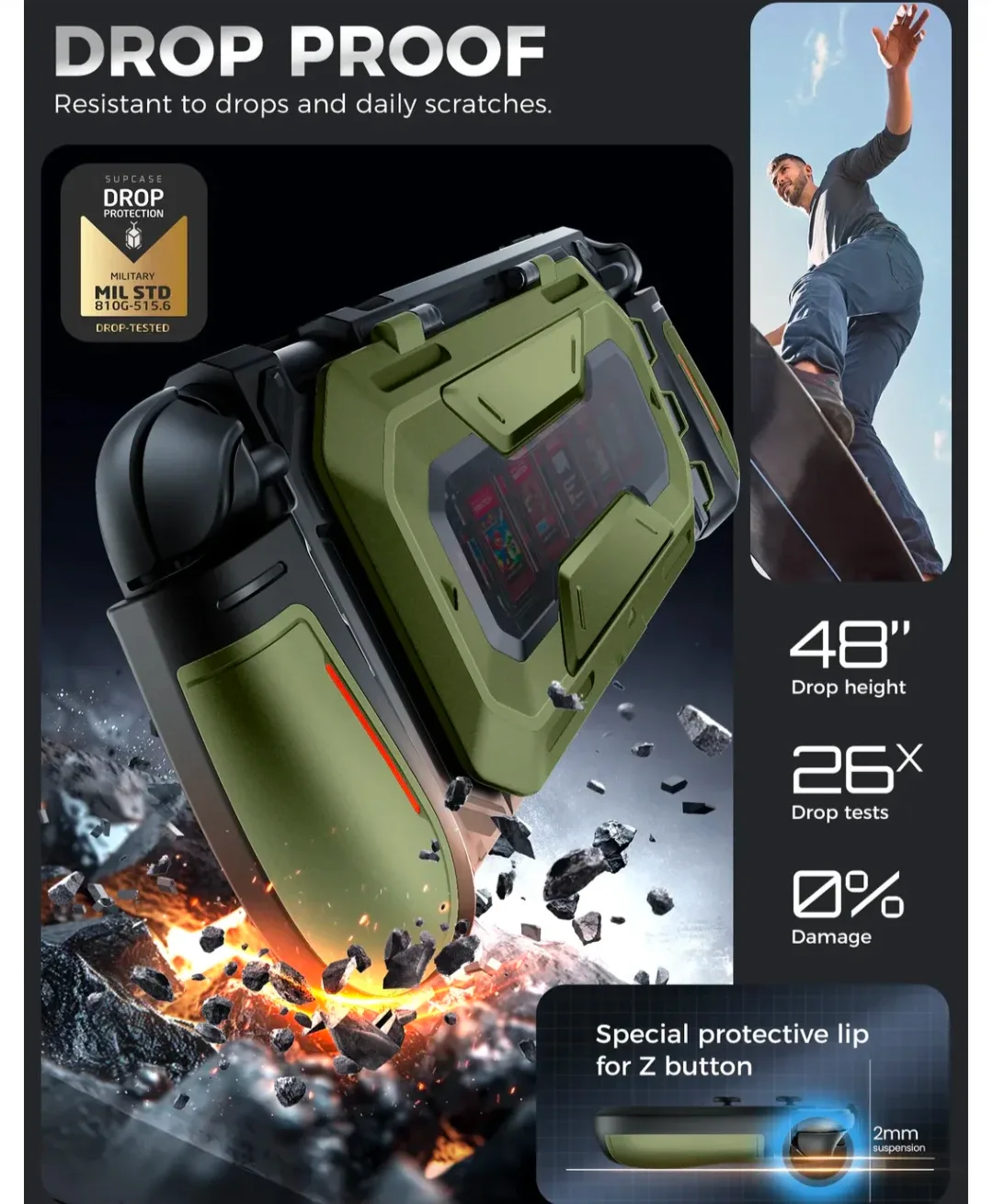 Mumba Titan Series Dockable Case for Nintendo Switch 2 image indicator(10)