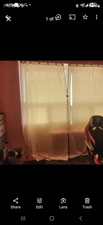 Velvet Curtains - Beige