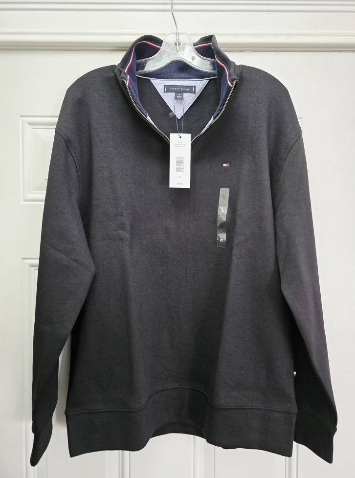 Men's Quarter Zip Sweatshirts Size L - photo 2