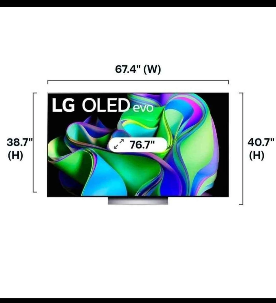 LG C3 Series 77-Inch Class OLED evo Smart TV OLED77C3PUA, - photo 4