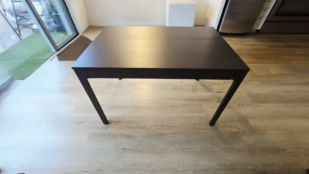 Extendable Dining Table - Dark Brown