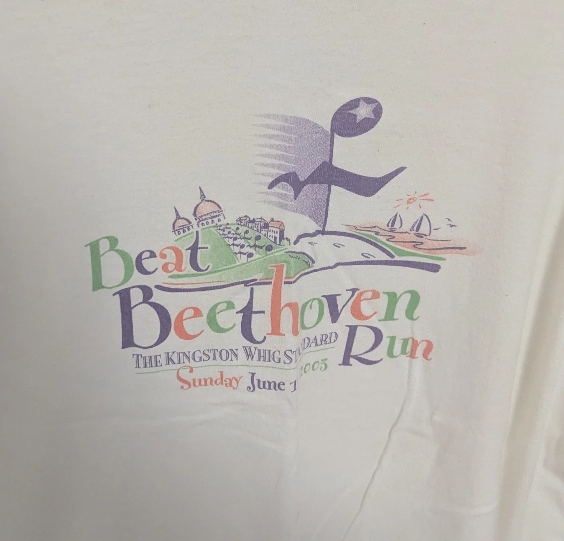 Beat Beethoven Run T-Shirt - Men's Size Large - photo 2