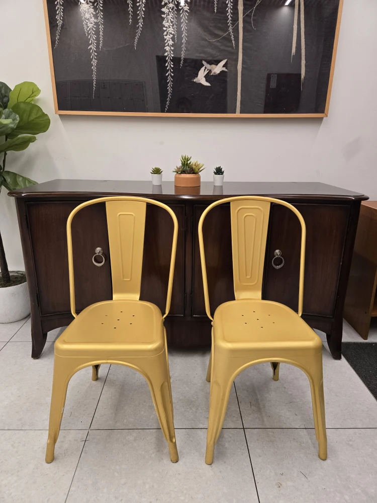 Miltiple Gold Stackable Metal Dining Chairs (32 Available) - photo 3