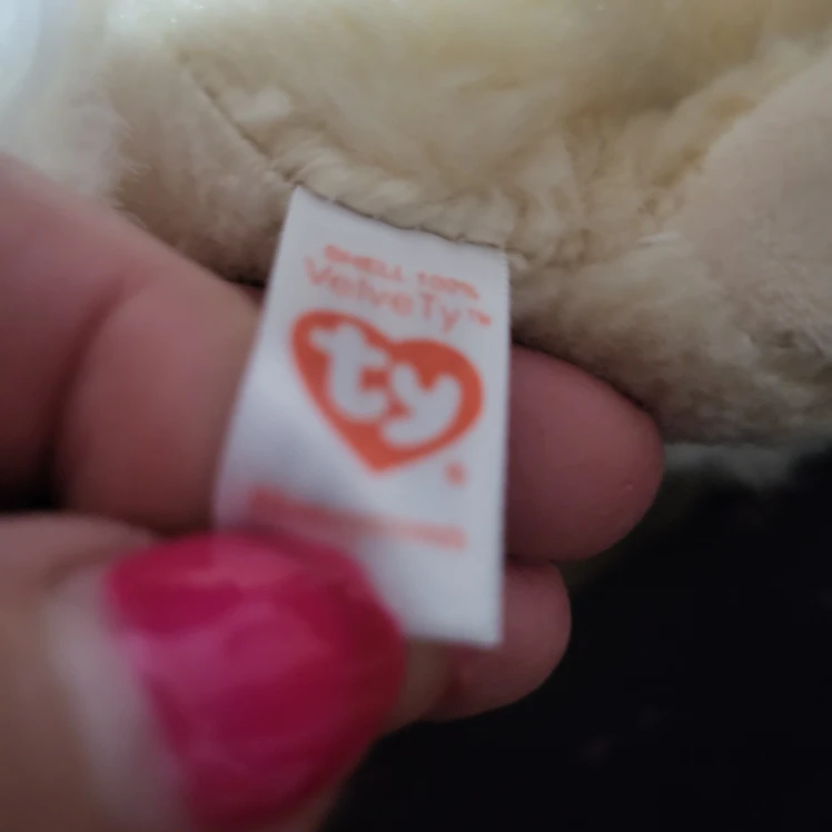 Ty Beanie Boo Plush Toy - Cream Dog - photo 3