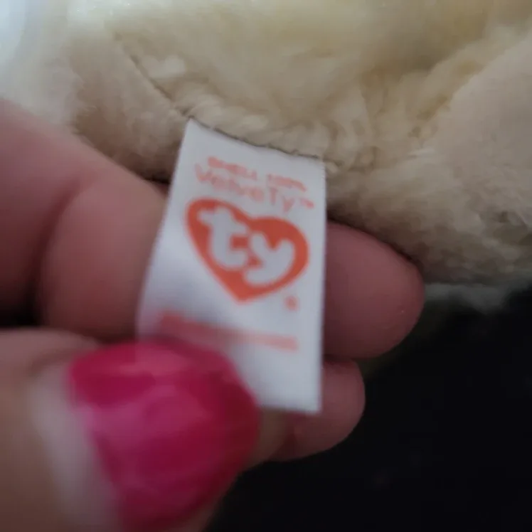 Ty Beanie Boo Plush Toy - Cream Dog image indicator(3)