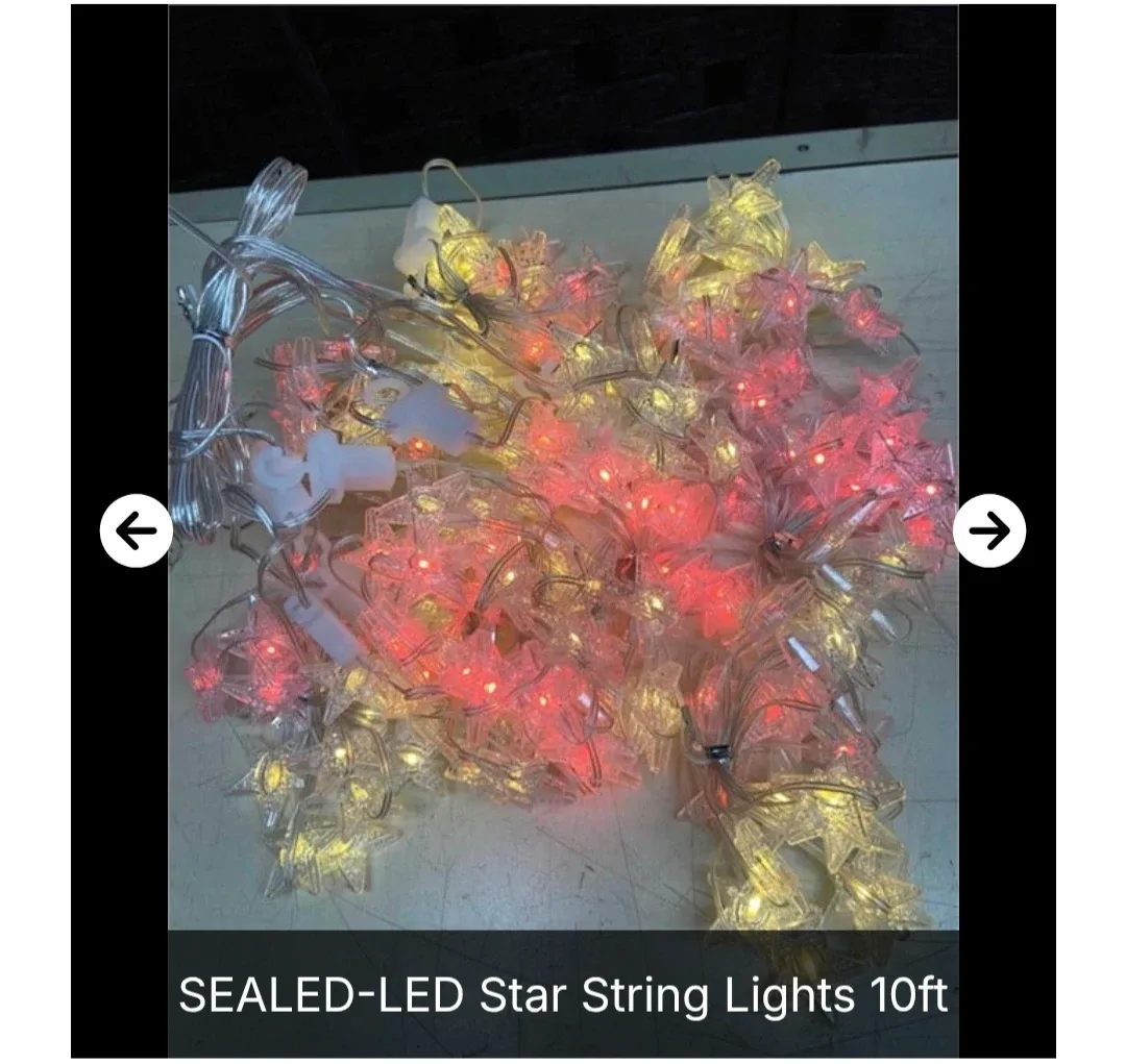 New LED Star String Lights – 160 Lights – 10 Ft image indicator(2)