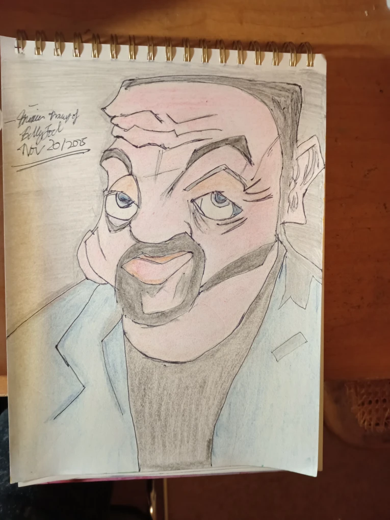 BILLY JOEY DRAWING ILLUSTRATION BY CUSTOM ARTIST SHERWIN - photo 3