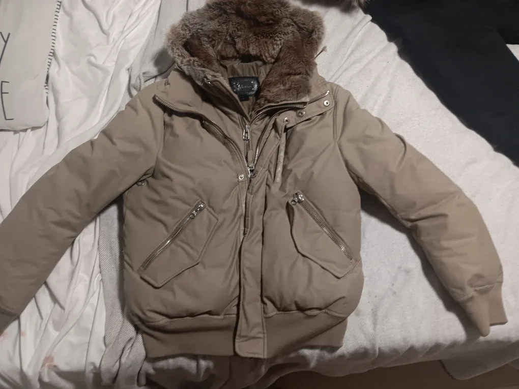 Puffer Jacket with  Fur Hood