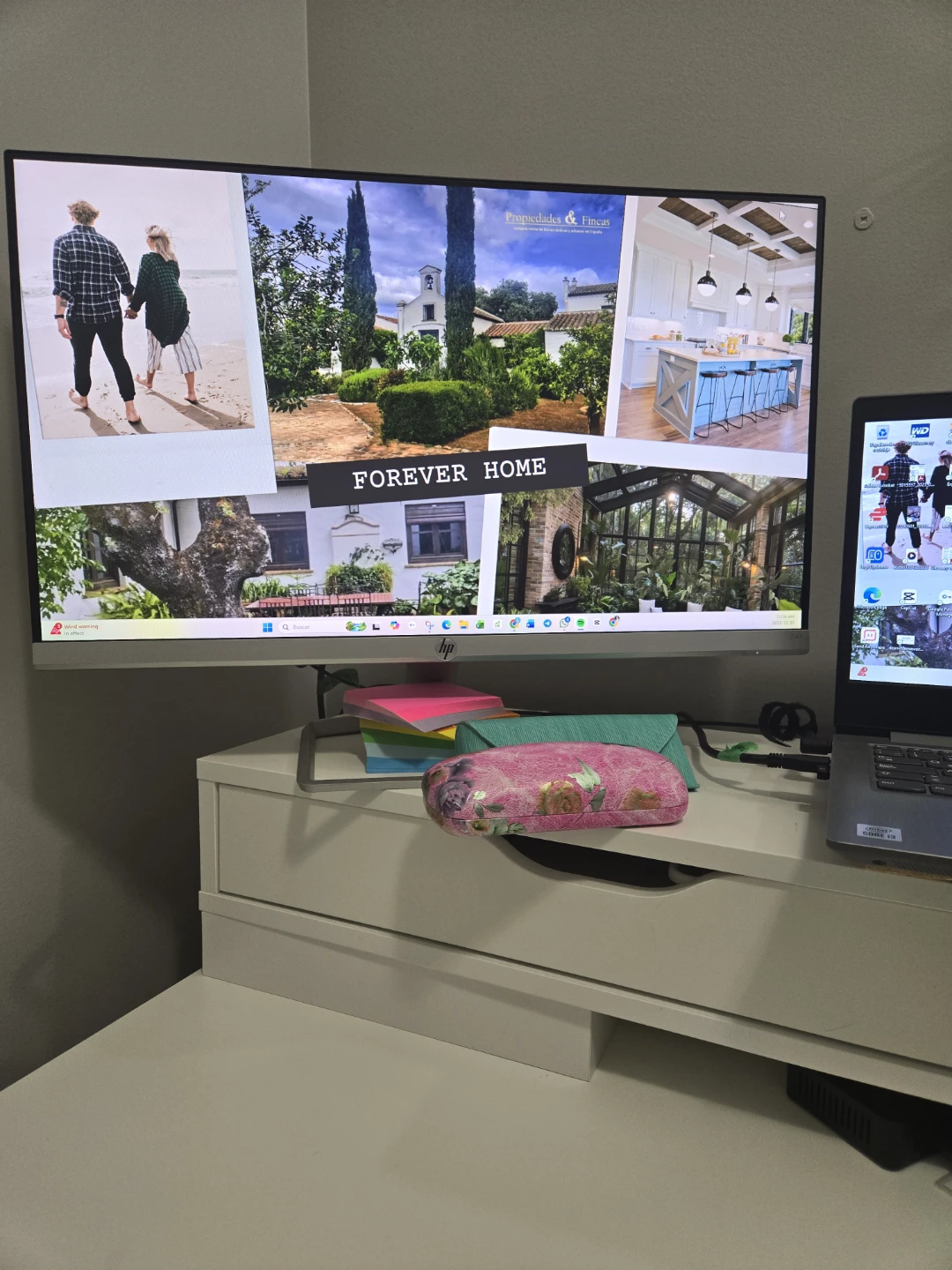 IKEA STANDING DESK | HP MONITORS - photo 3