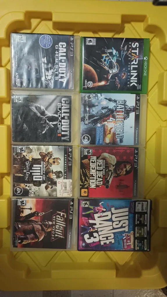 PS3, Xbox, and Nintendo DS Games