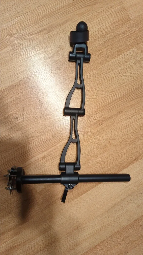 Black Monitor Arm Desk Mount