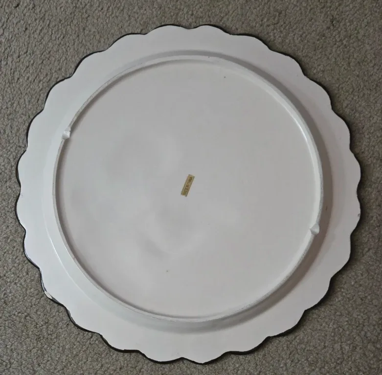 Vintage 13" Pocelen Dessert Platter. image indicator(2)