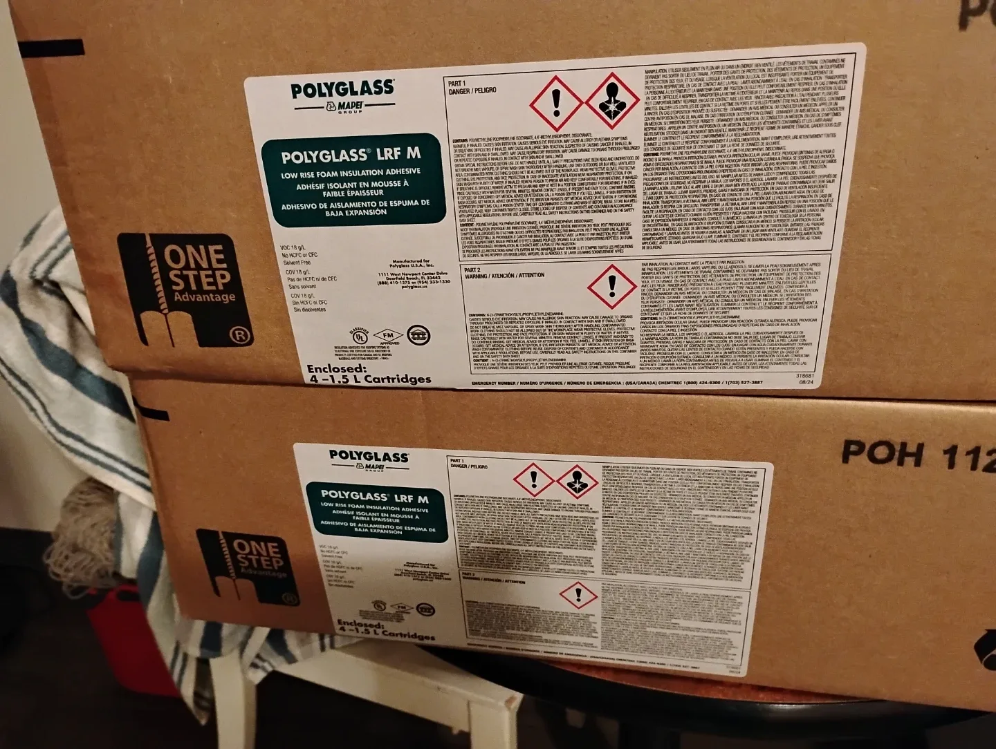 Polyglass LRF M Foam Insulation Adhesive - 8 Cartridges thumbnail