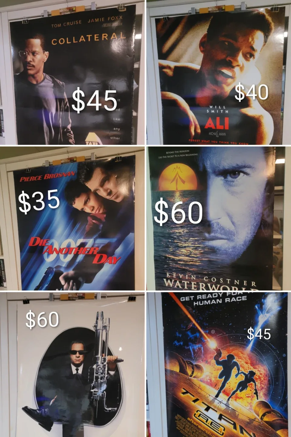 Vintage movie theater display posters Original 27x40 image indicator(3)