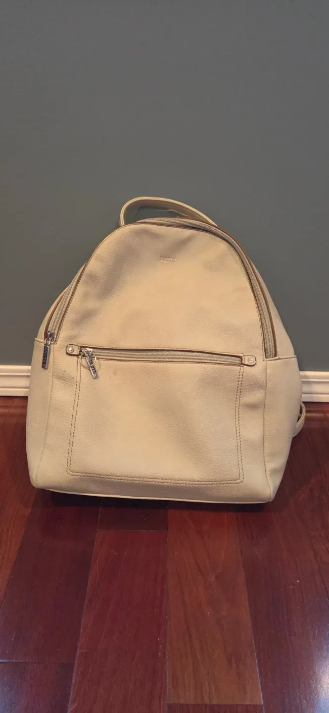 Roots Off-White Backpack