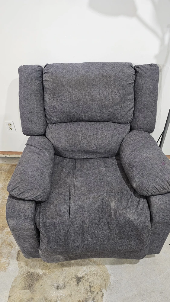 Used Grey Recliner Chair