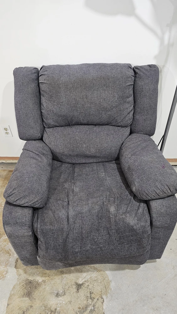 Used Grey Recliner Chair - photo 2