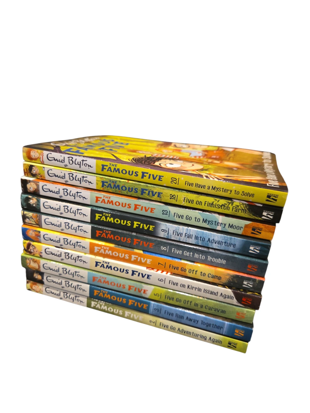 Enid Blyton The Famous Five Book Set (Set of 10)