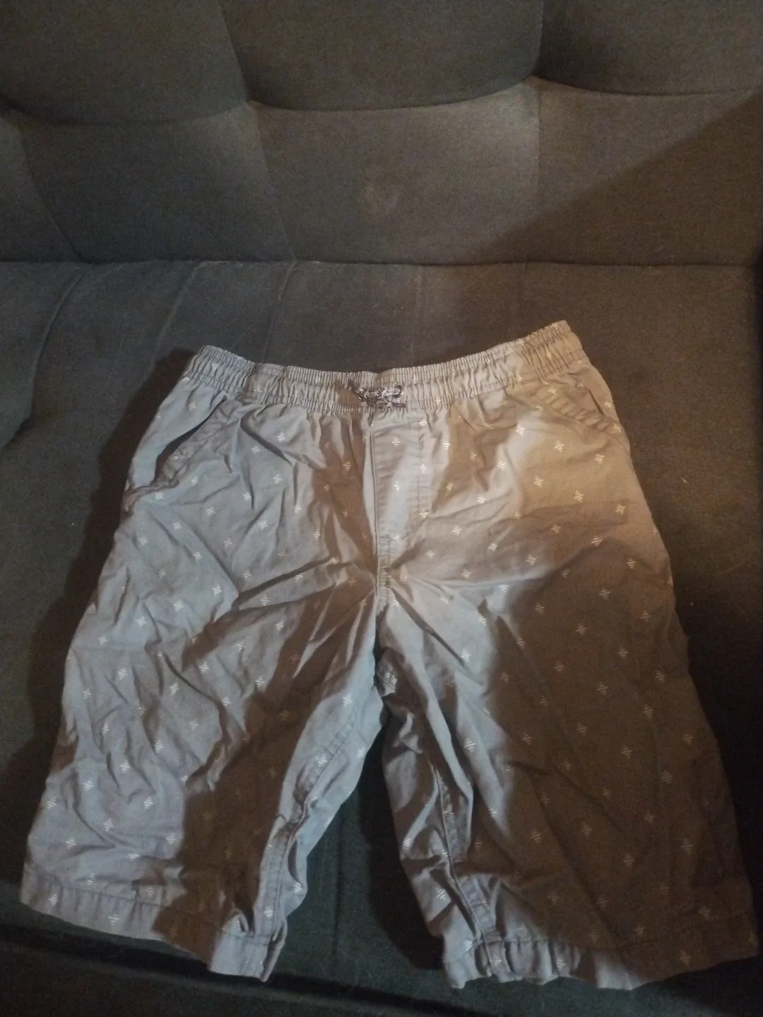 Boys' Grey Patterned Shorts thumbnail