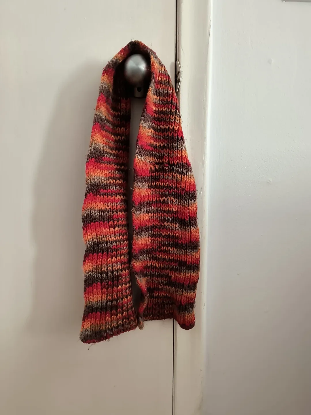 Hand Knit Striped Scarf image indicator(2)