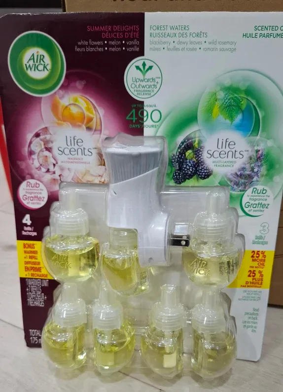 Air Wick Life Scents Refills - Forest Waters & Summer - NEW