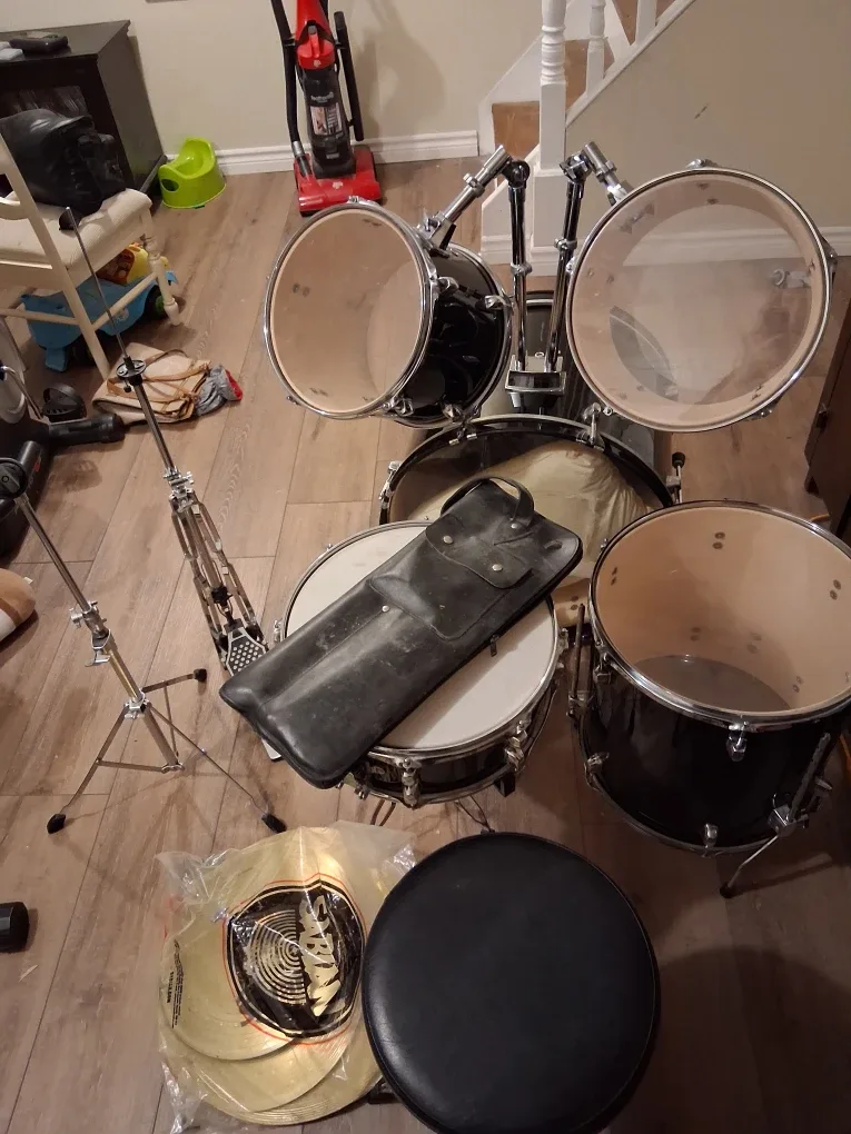 Drum Set with Sabian Cymbals