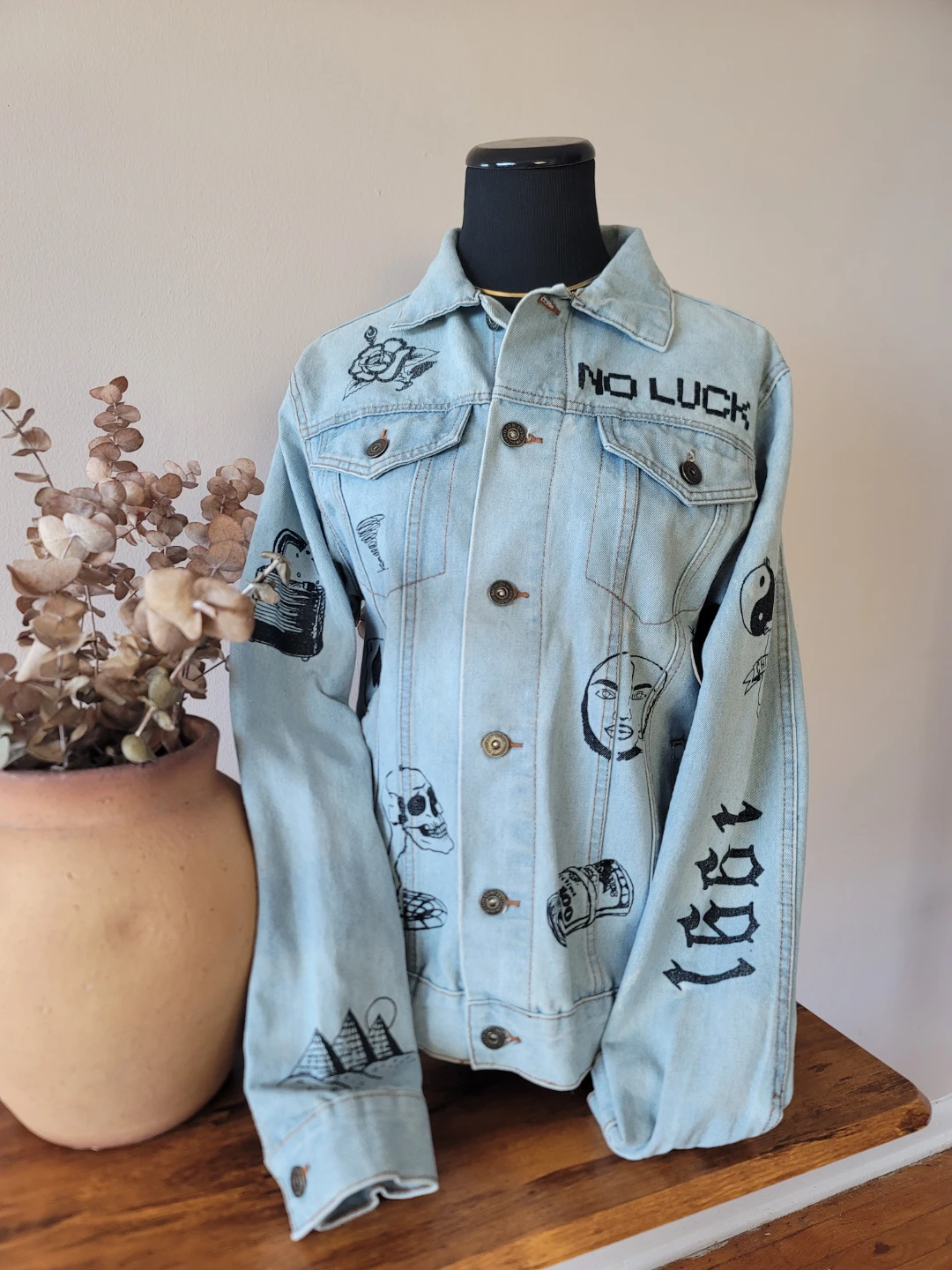 Brooklyn Cloth Denim Jacket - Size S Vintage y2k