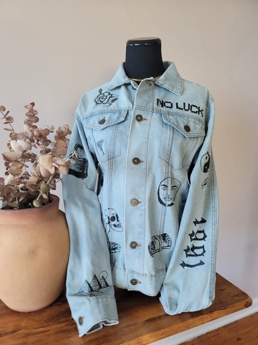 Brooklyn Cloth Denim Jacket - Size S Vintage y2k thumbnail