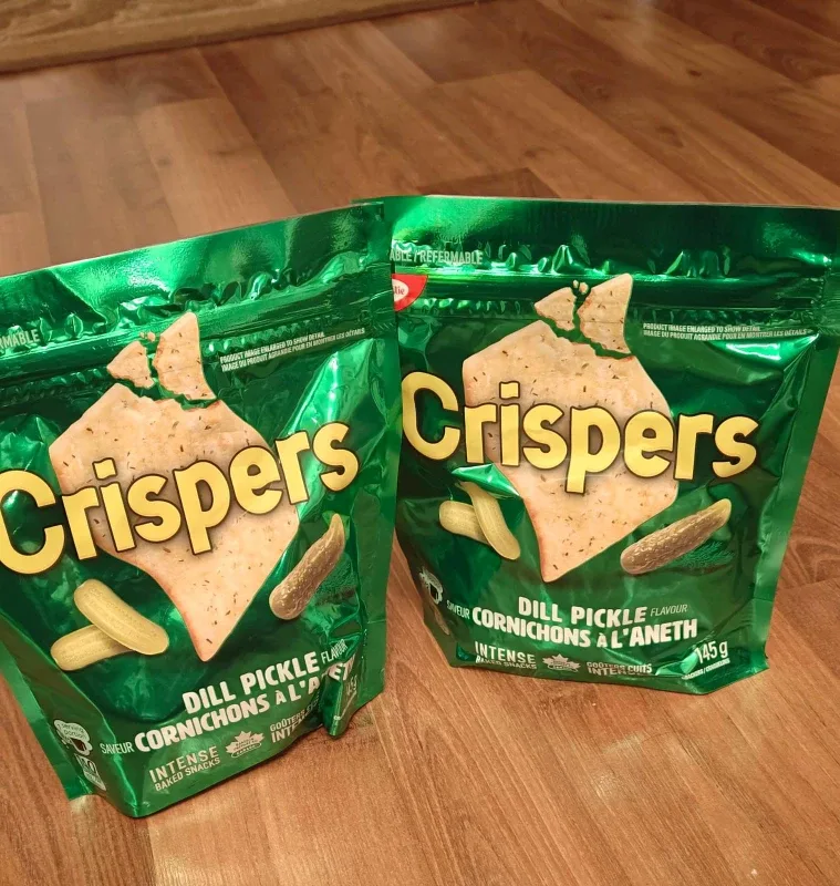 Crispers Dill Pickle Flavour Chips 145g