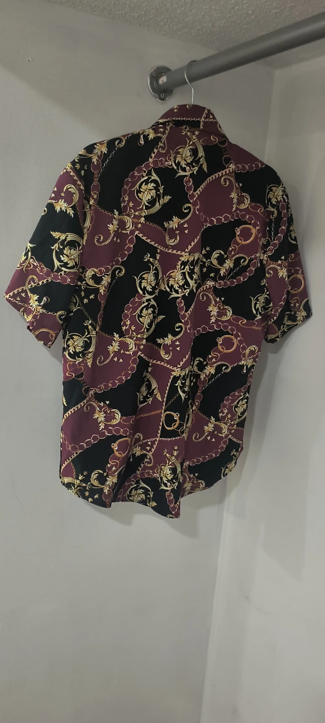 Patterned Short Sleeve Shirt 🥕 - photo 2