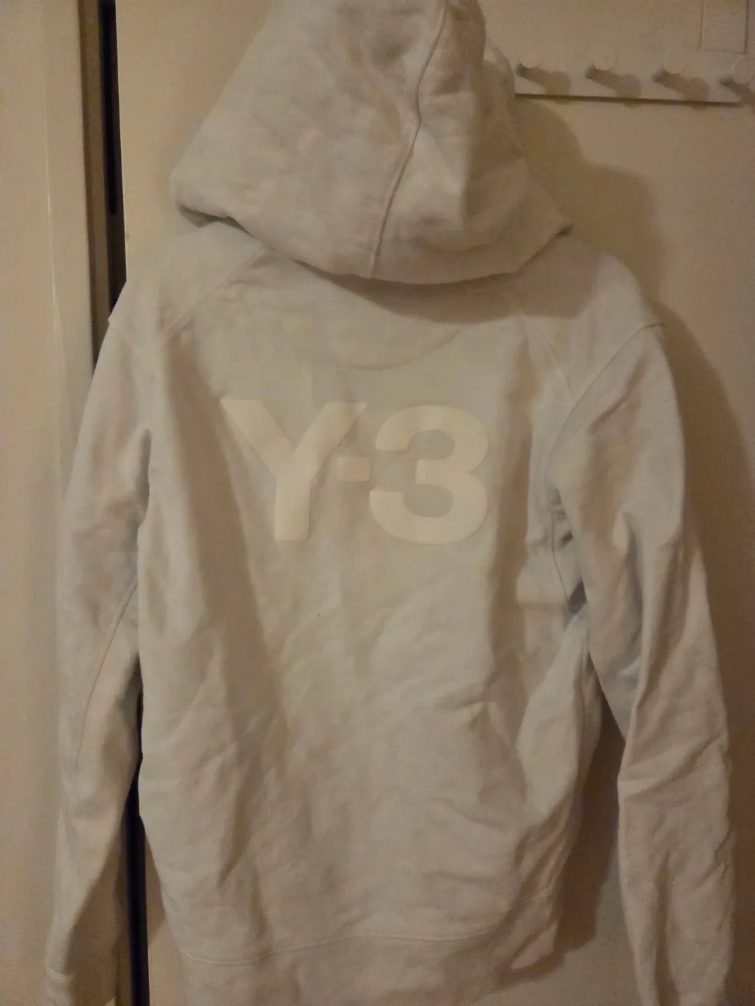 Y-3 White Hoodie Size M/M image indicator(2)