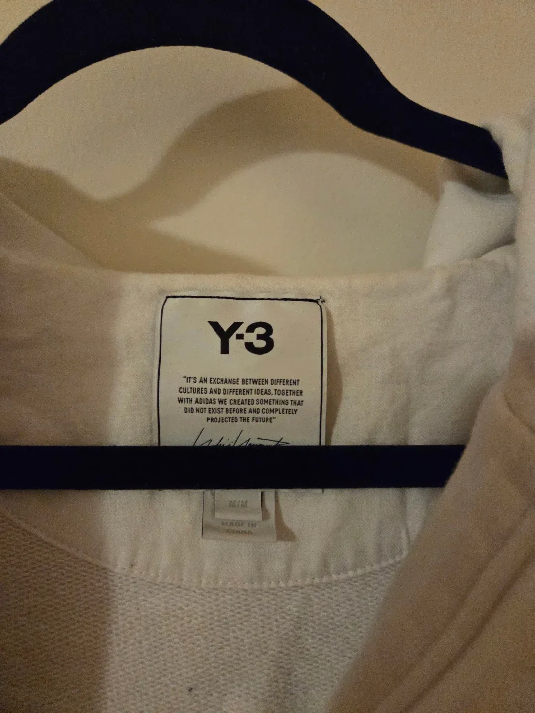 Y-3 White Hoodie Size M/M image indicator(3)