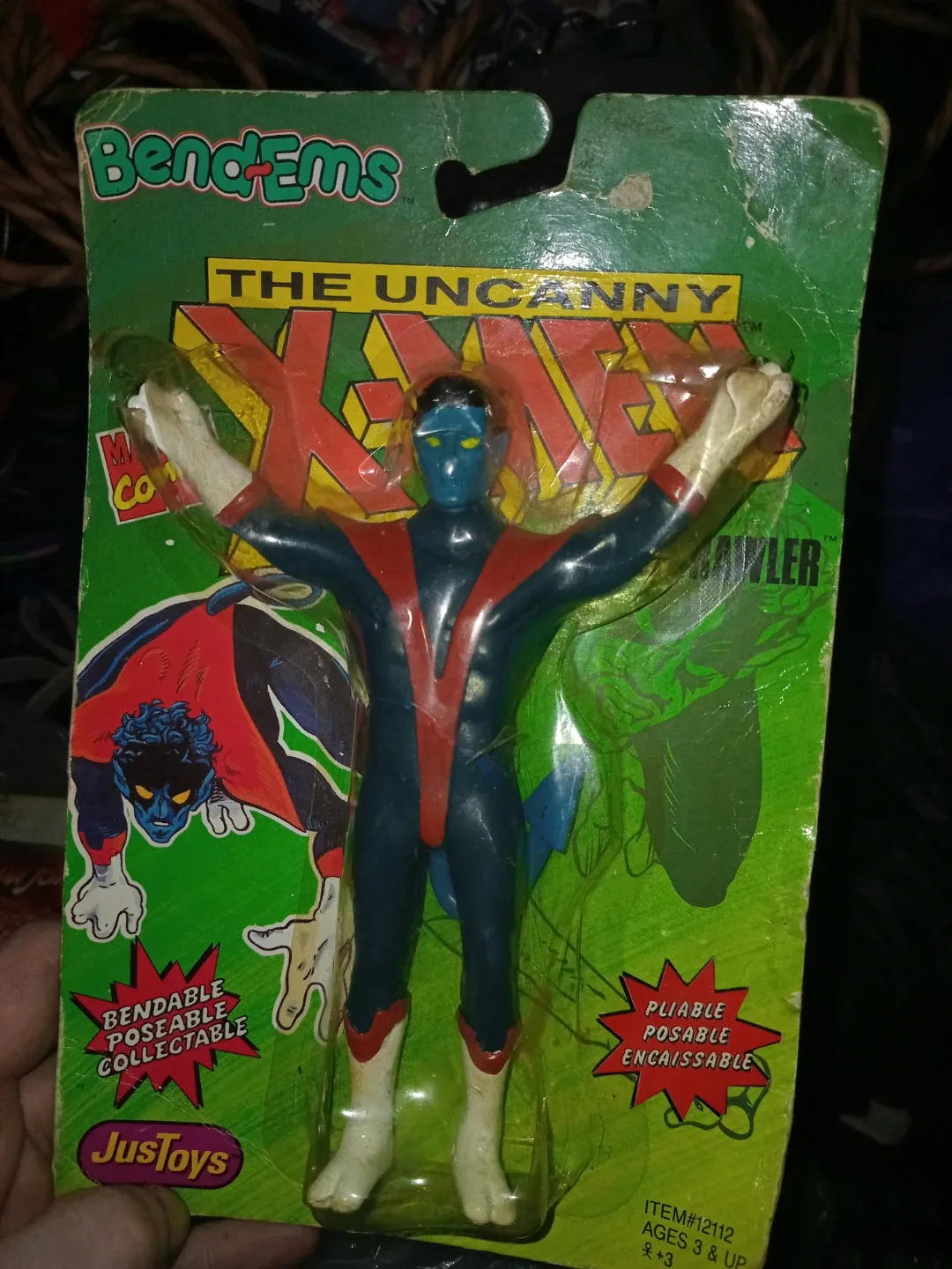 Vintage Bend-Ems X-Men Nightcrawler Action Figure image indicator(2)