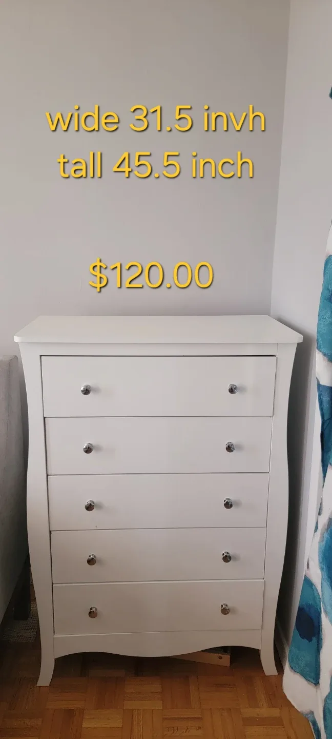 2 White Dresser Set thumbnail