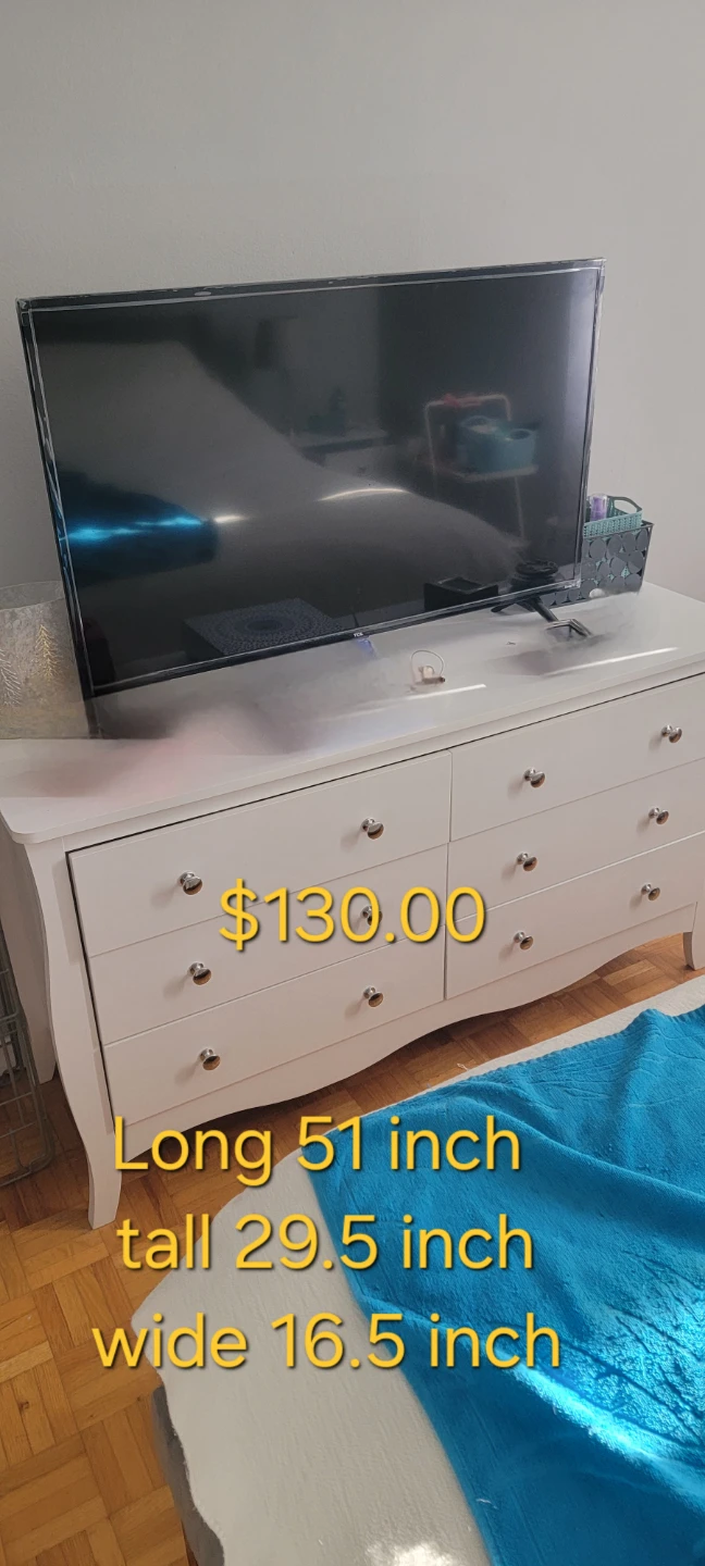2 White Dresser Set and night table - photo 2
