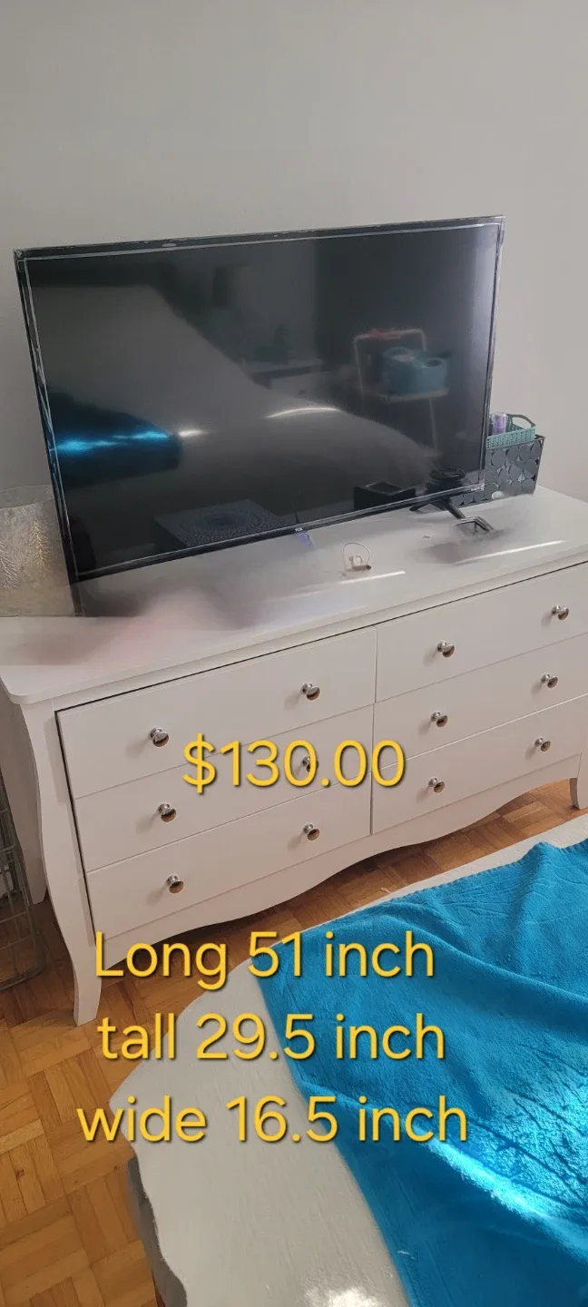 2 White Dresser Set image indicator(2)