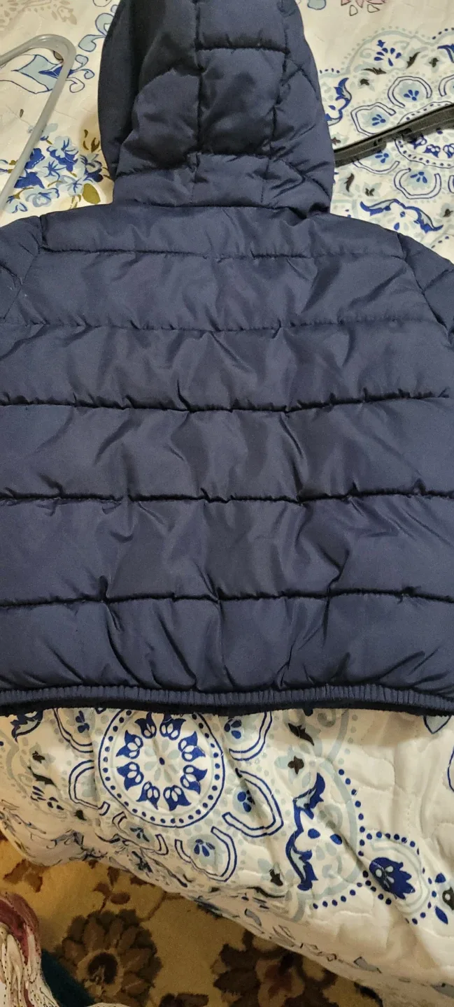 Navy Blue Puffer Jacket image indicator(3)